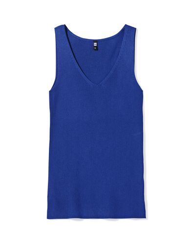 damessinglet Loli blauw - 36201470BLUE - HEMA