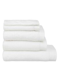 handdoeken - hotel extra zacht wit wit - 1000015150 - HEMA