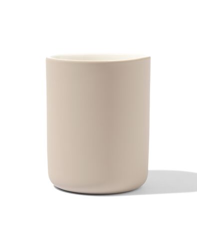 tandenborstelhouder mat keramiek zand &Oslash;8x10 - 80330115 - HEMA