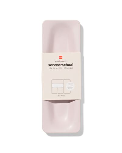 planche de service 28,5x2cm fa&iuml;ence rose - 9650392 - HEMA