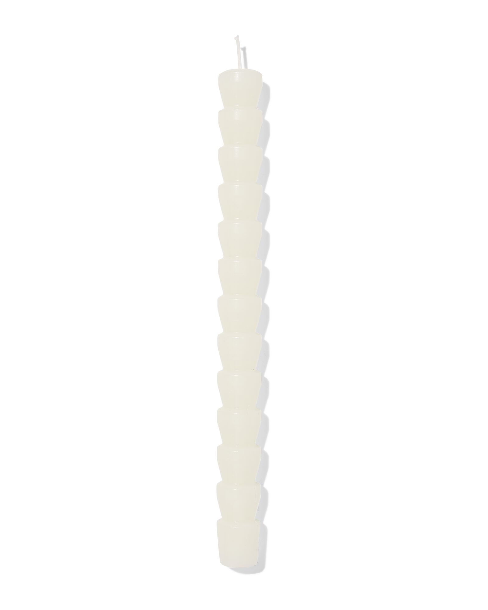 bougie longue ⌀2,2x25cm diabolo ivoire - 13506120 - HEMA