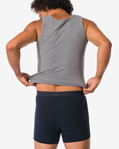 boxer homme - 3 pi&egrave;ces bleu fonc&eacute; bleu fonc&eacute; - 19145050DARKBLUE - HEMA