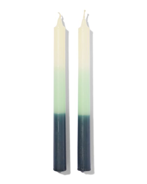 Kurze Haushaltskerzen dip-dye - 2 St&uuml;ck - 13506103 - HEMA