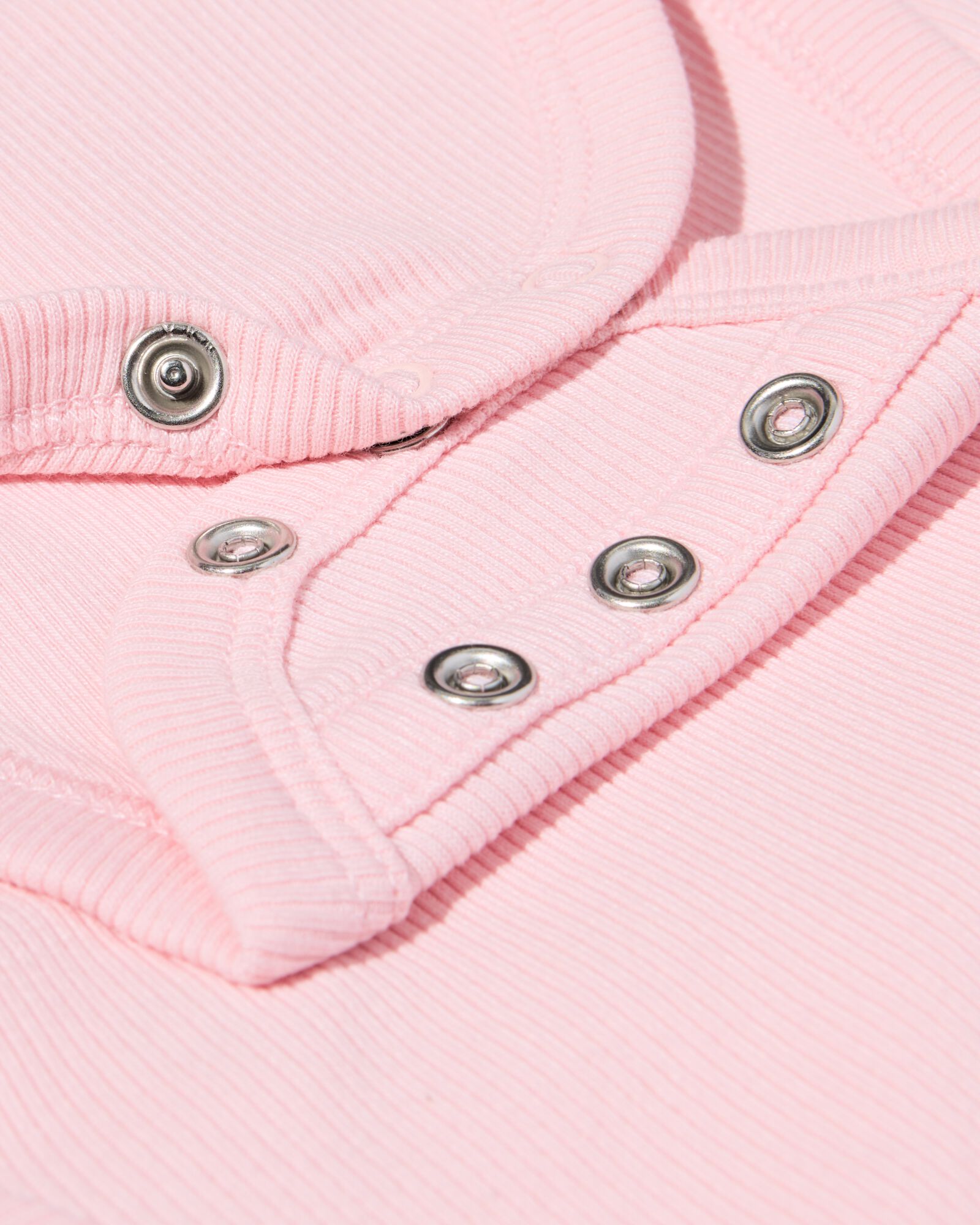 Newborn Mitwachsender Wickelstrampler, gerippt hellrosa hellrosa - 33438720LIGHTPINK - HEMA