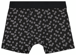 3er-Pack Kinder-Boxershorts, elastische Baumwolle schwarz schwarz - 1000024648 - HEMA