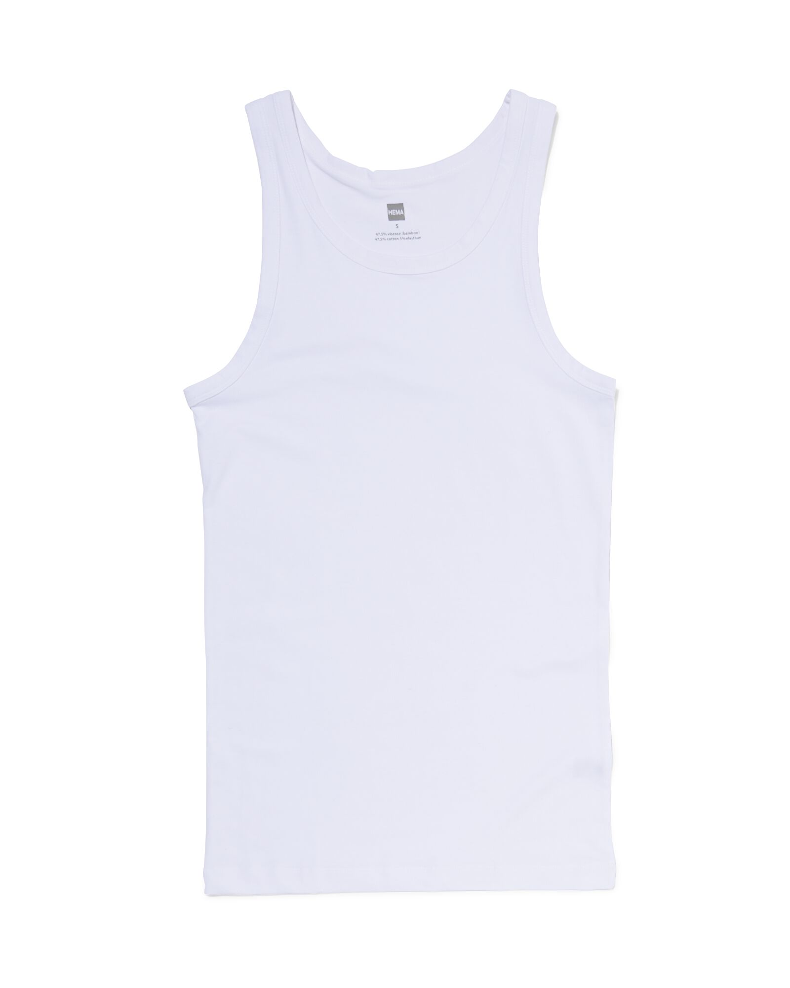 2er-Pack Herren-Hemden, mit Bambus wei&szlig; - 1000015620 - HEMA