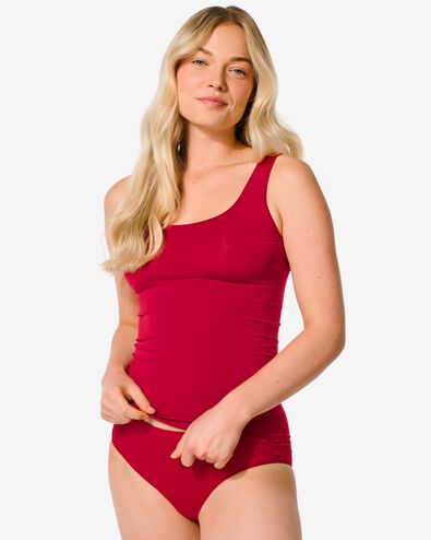 hipster femme sans coutures en micro rouge XL - 19680294 - HEMA
