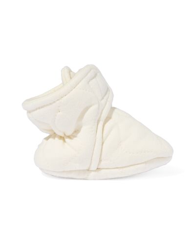 newborn sloffen gewatteerd beige beige - 33290080BEIGE - HEMA