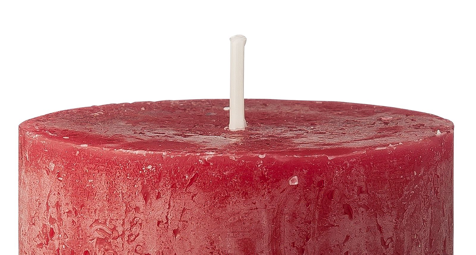 bougie rustique 7 x 8 rouge fonc&eacute; 7 x 8 - 13503259 - HEMA