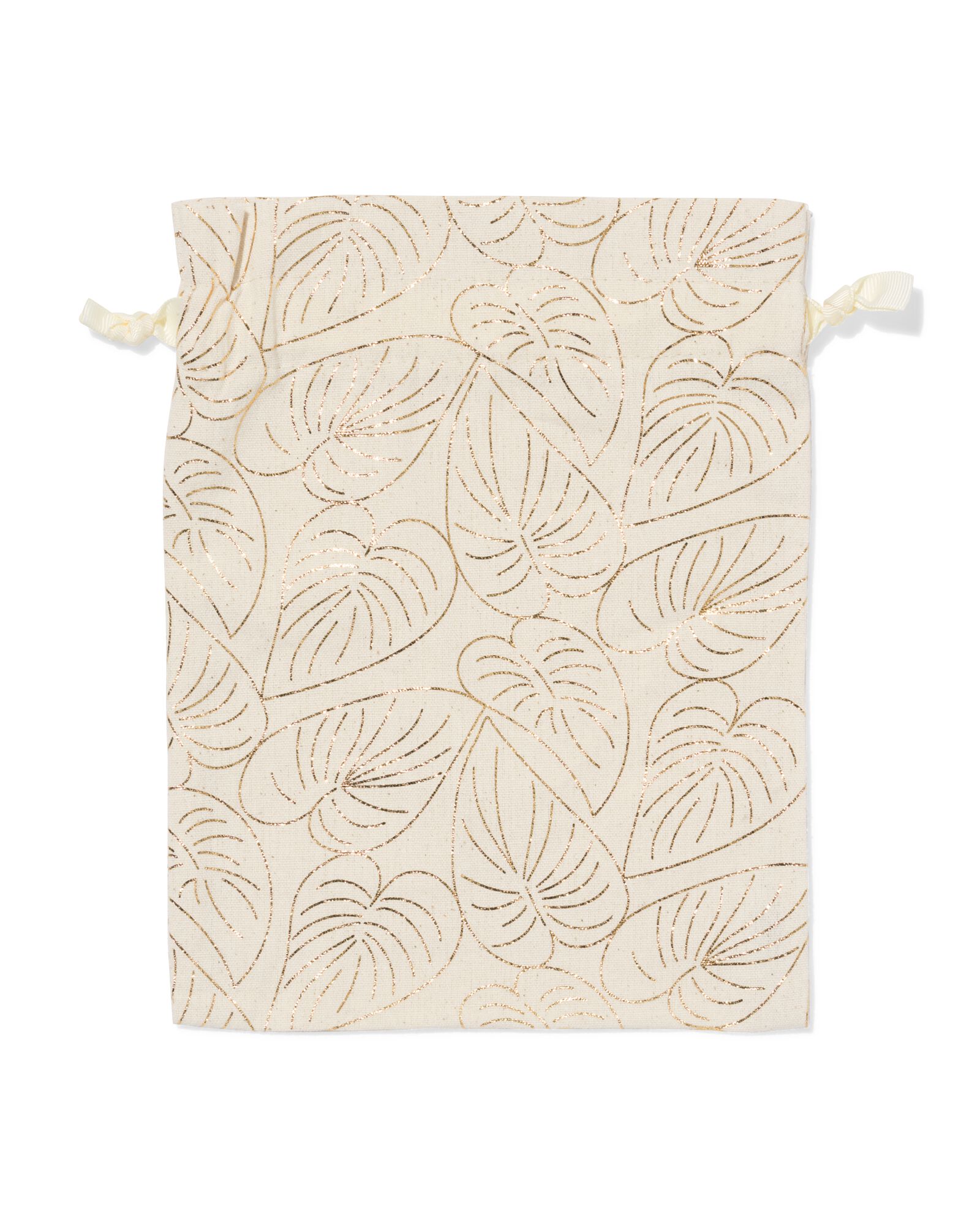 sac cadeau en tissu M feuilles - 14793329 - HEMA