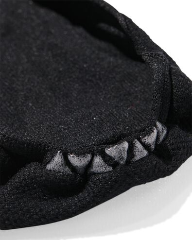 damesfooties naadloos  - 2 paar zwart zwart - 4050155BLACK - HEMA