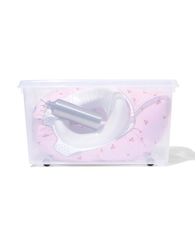 Ordnungsbox Paris, 70 Liter, transparent, 72 x 40 x 38 cm 72 x 40 x 38 Paris - 39890002 - HEMA