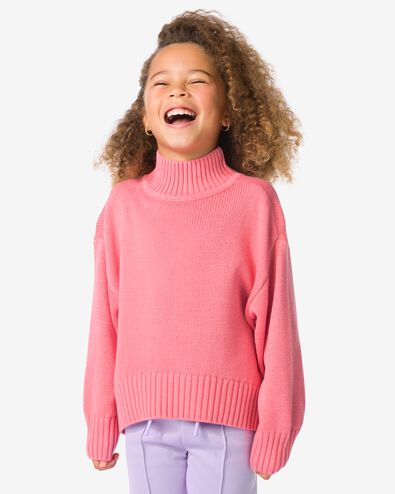 pull enfant grosse maille rose rose - 30837117PINK - HEMA
