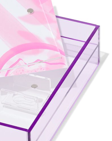 fotolijst 10x15cm paars acryl - 13625018 - HEMA