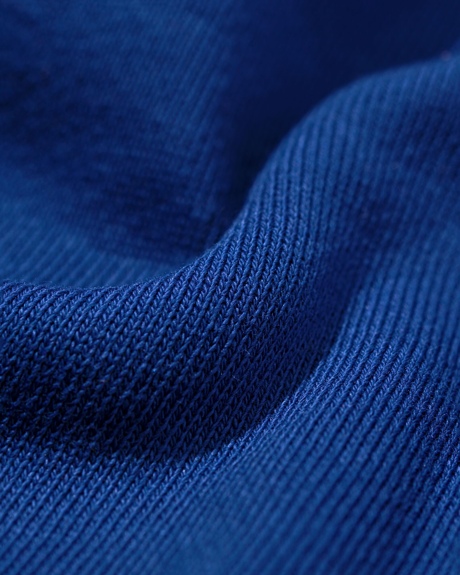 herentrui Daryl regular fit sweatstof felblauw felblauw - 2148110BRIGHTBLUE - HEMA