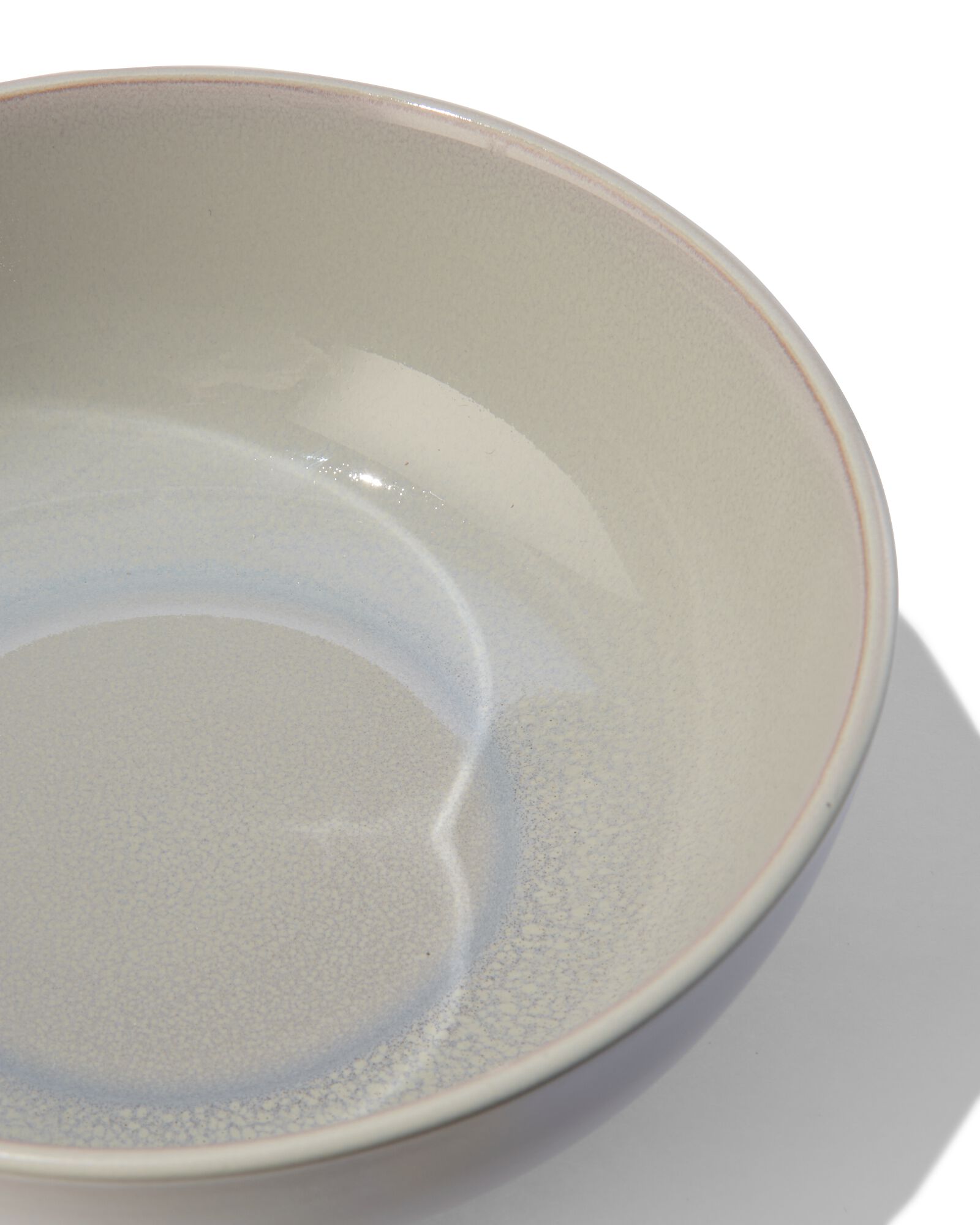 bol 16 cm - Helsinki - émail réactif - gris clair - 9602017 - HEMA