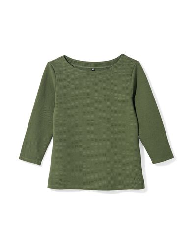 Damenshirt Kacey dunkelgr&uuml;n - 36300280DARKGREEN - HEMA