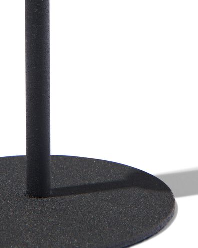 bougeoir 15,5 x 2,3 cm - noir - 13392051 - HEMA