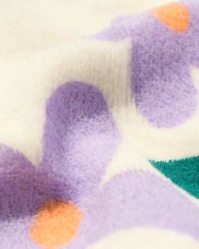 pyjama b&eacute;b&eacute; velours fleurs blanc cass&eacute; - 33309550OFFWHITE - HEMA