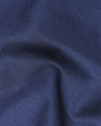 drap-housse 180x200cm coton doux bleu foncé - 5160031 - HEMA
