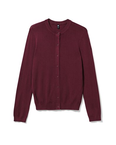 gilet femme lilas bordeaux bordeaux - 36204870BURGUNDYRED - HEMA