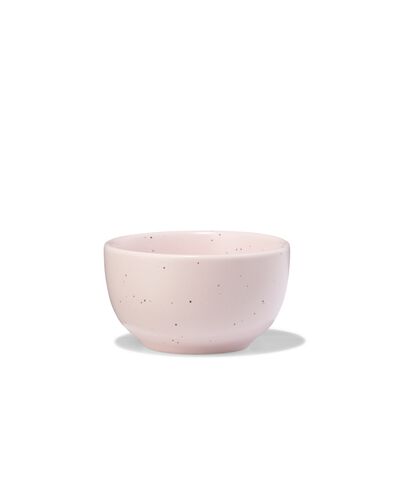mini-bol ⌀7cm fa&iuml;ence mouchet&eacute;e rose - 9650361 - HEMA