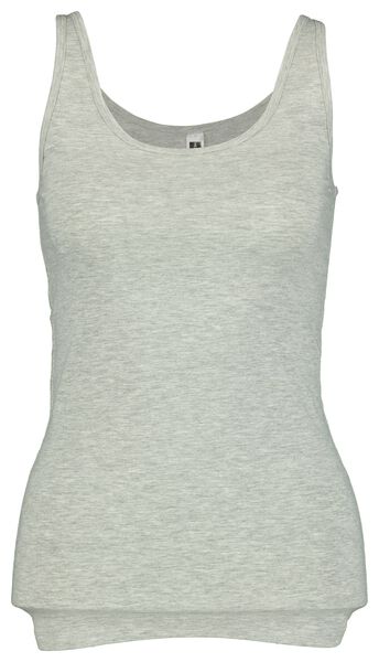 Damen-Hemd, Baumwolle graumeliert graumeliert - 1000013983 - HEMA