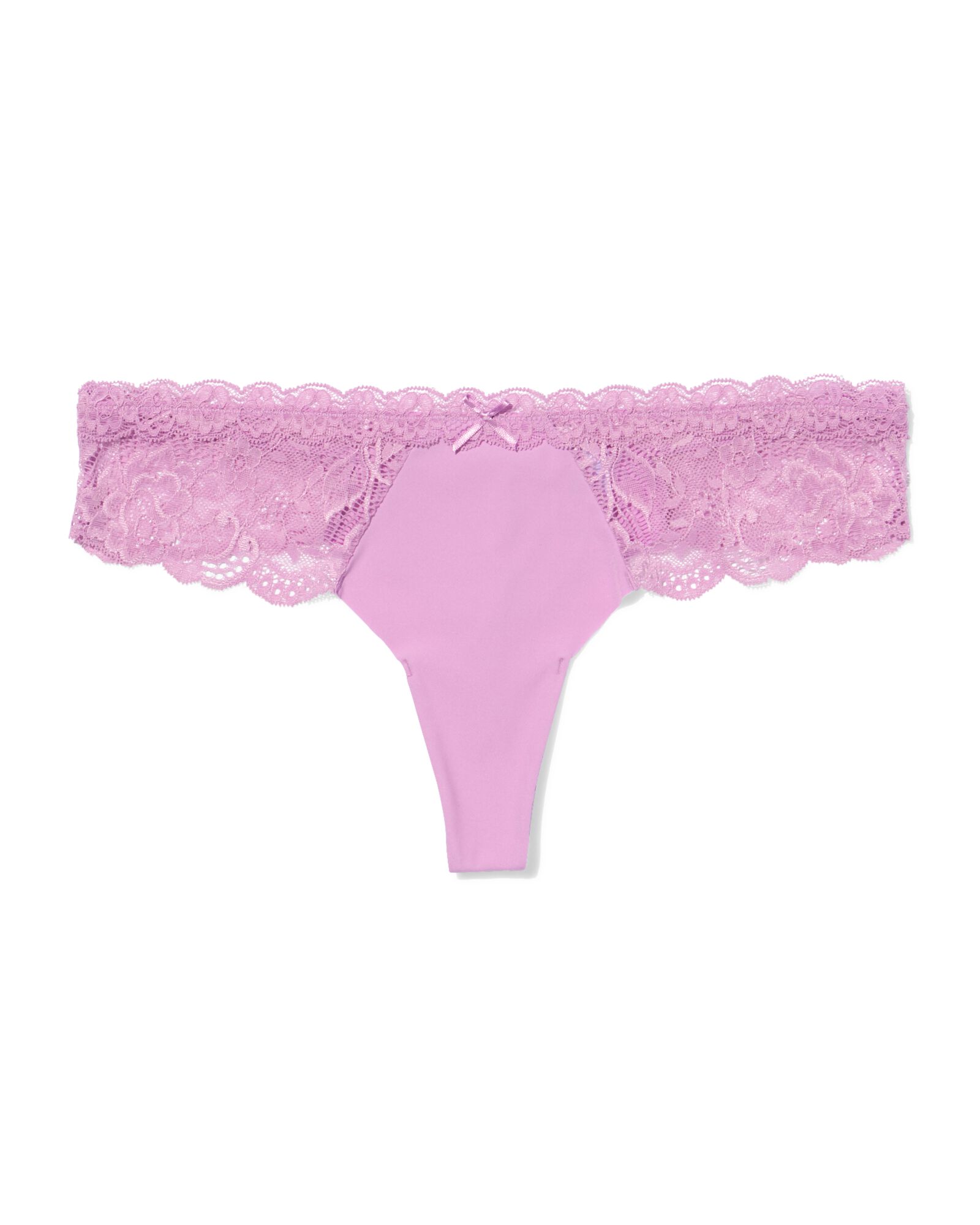 string femme microfibre en dentelle violet violet - 19601354PURPLE - HEMA