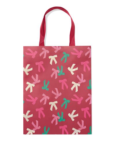 sac cadeau 12x32x25cm nœud - 25700099 - HEMA