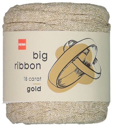 ruban 25m metallic doré or big ribbon - 1400210 - HEMA