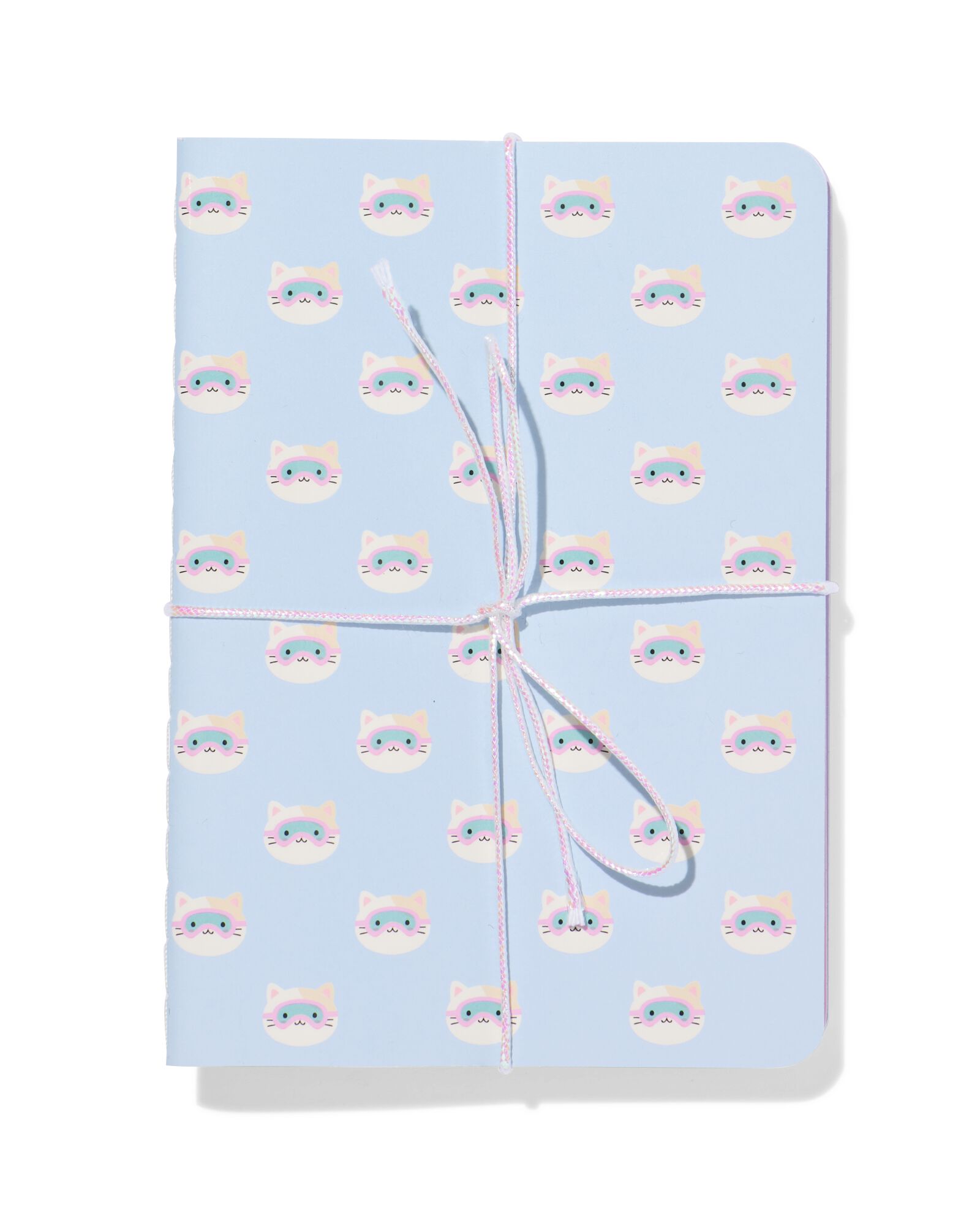 schriften A6 gelinieerd katten - 3 stuks - 14102213 - HEMA