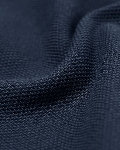 herenpolo Denton regular fit donkerblauw donkerblauw - 2140340DARKBLUE - HEMA