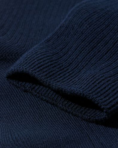 Damensocken, gerippt dunkelblau dunkelblau - 4290440DARKBLUE - HEMA