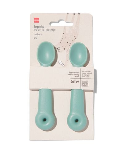 2 cuill&egrave;res bleues - 33503350 - HEMA