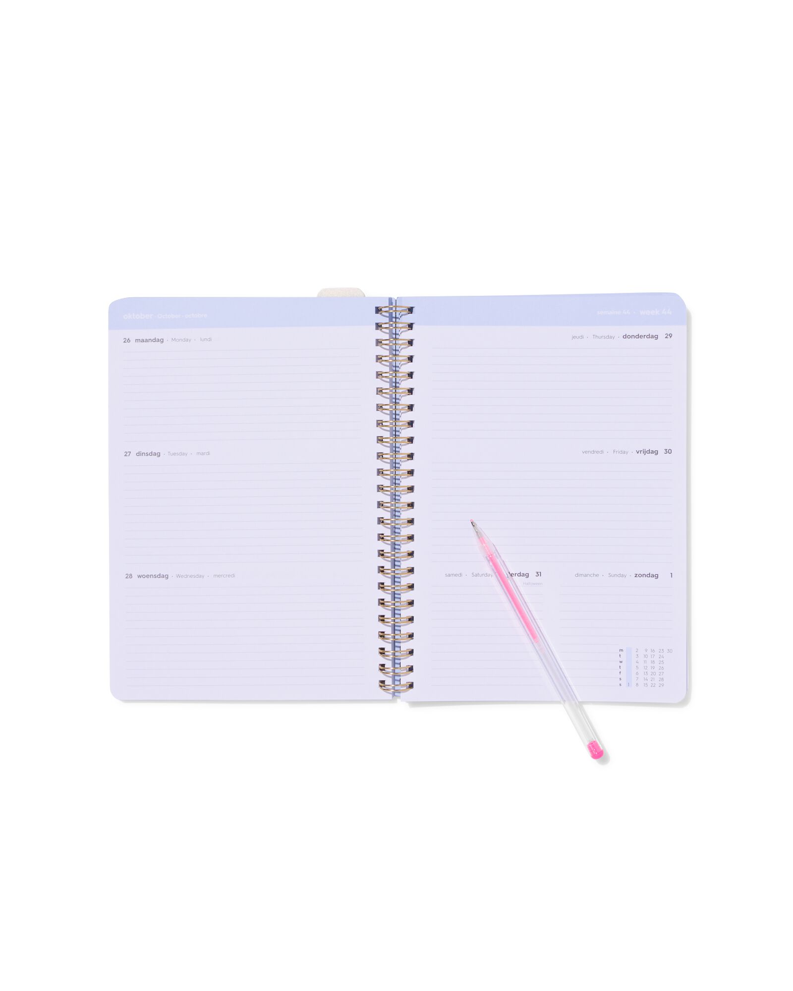 agenda scolaire 2026-2027 A5 bleu - 14505653 - HEMA
