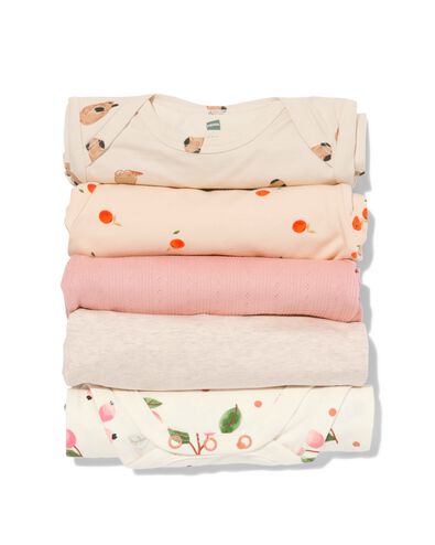 body en coton biologique stretch bouton de rose blanc cass&eacute; blanc cass&eacute; - 33394720OFFWHITE - HEMA