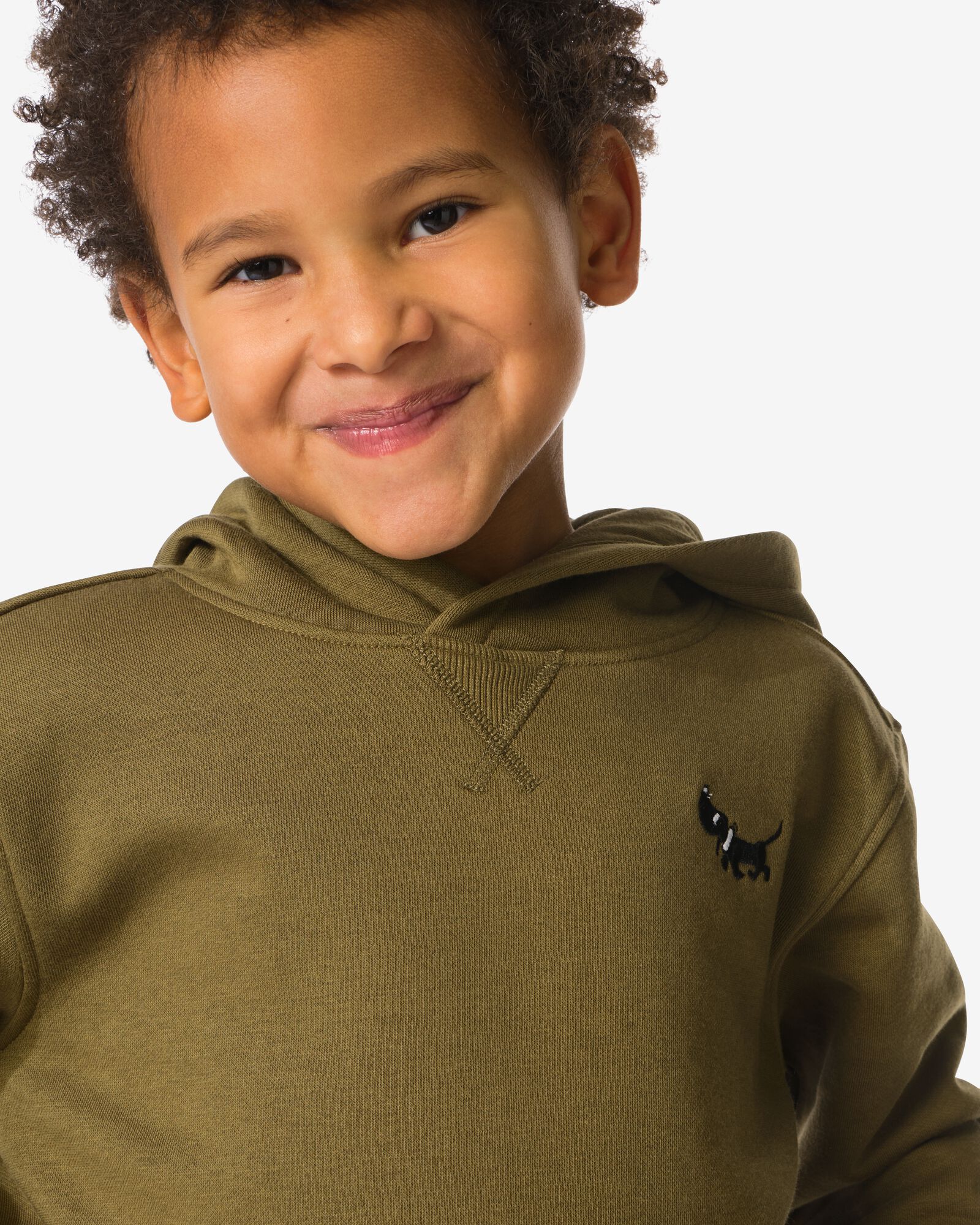 sweat-shirt &agrave; capuche enfant Takkie  olive olive - 30712701OLIVE - HEMA