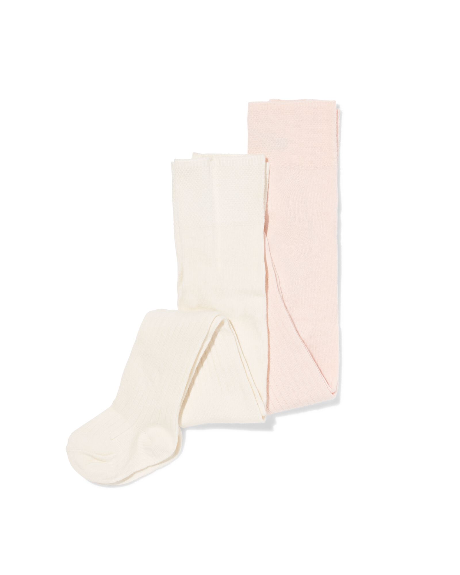 babymaillots rib - 2 stuks lichtroze lichtroze - 4700710LIGHTPINK - HEMA
