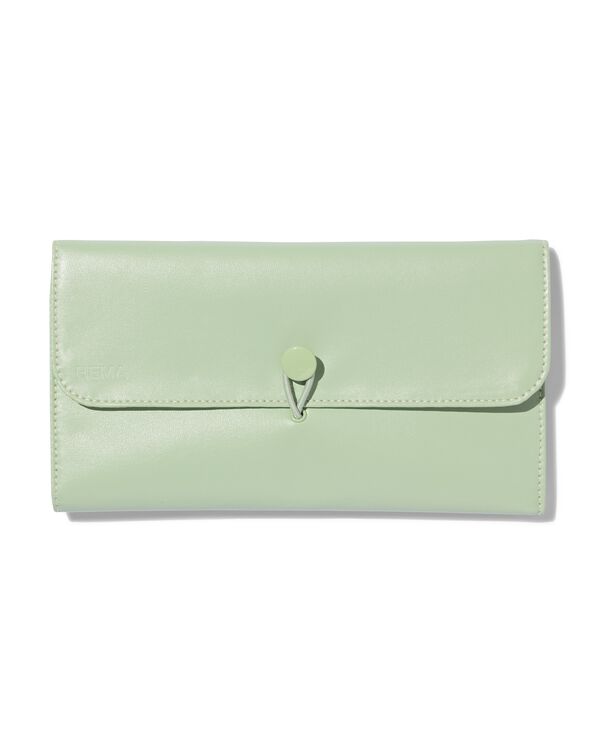 make-up kwasten etui groen - 11201044 - HEMA