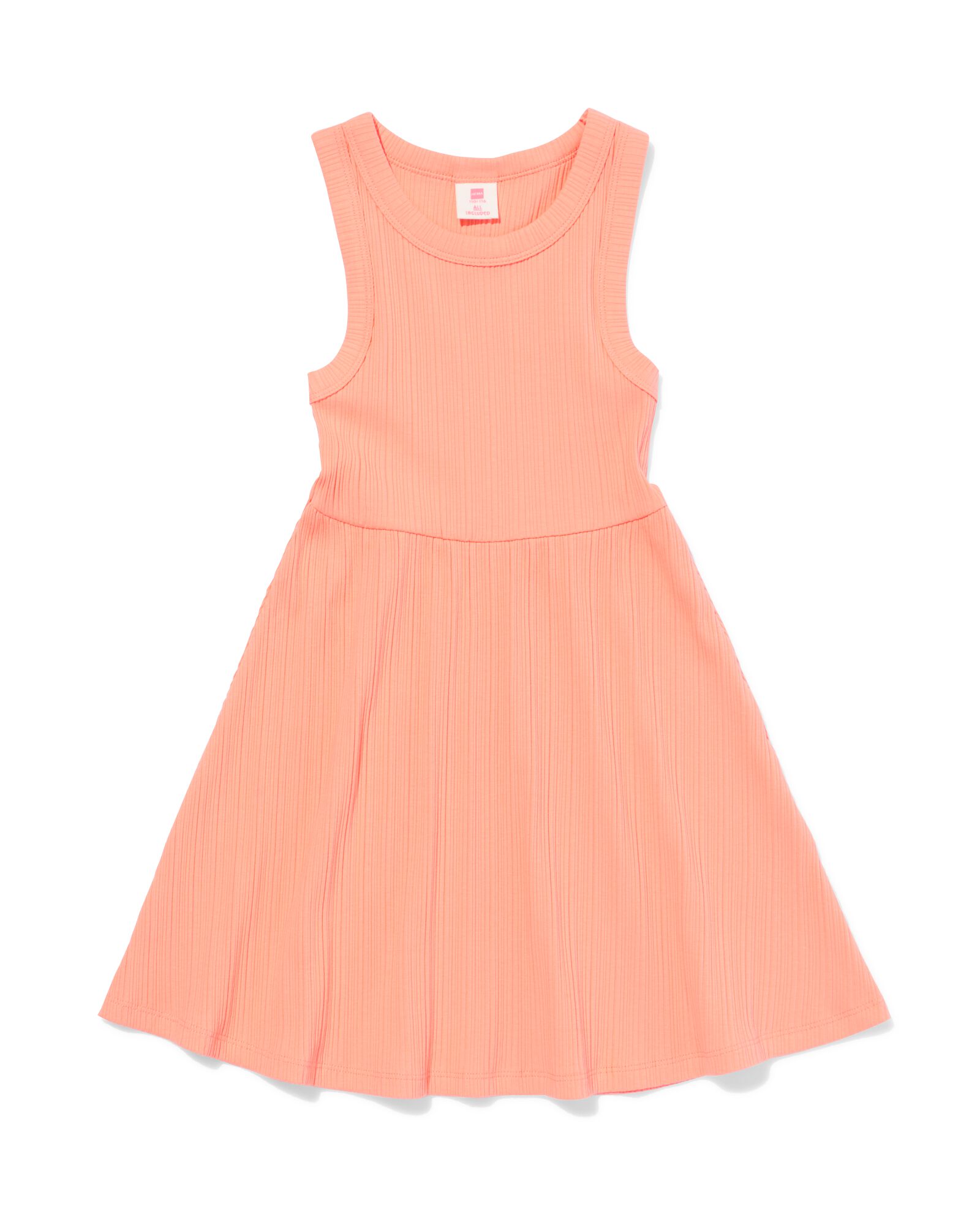 robe enfant trap&egrave;ze c&ocirc;tel&eacute;e corail corail - 30849119CORAL - HEMA