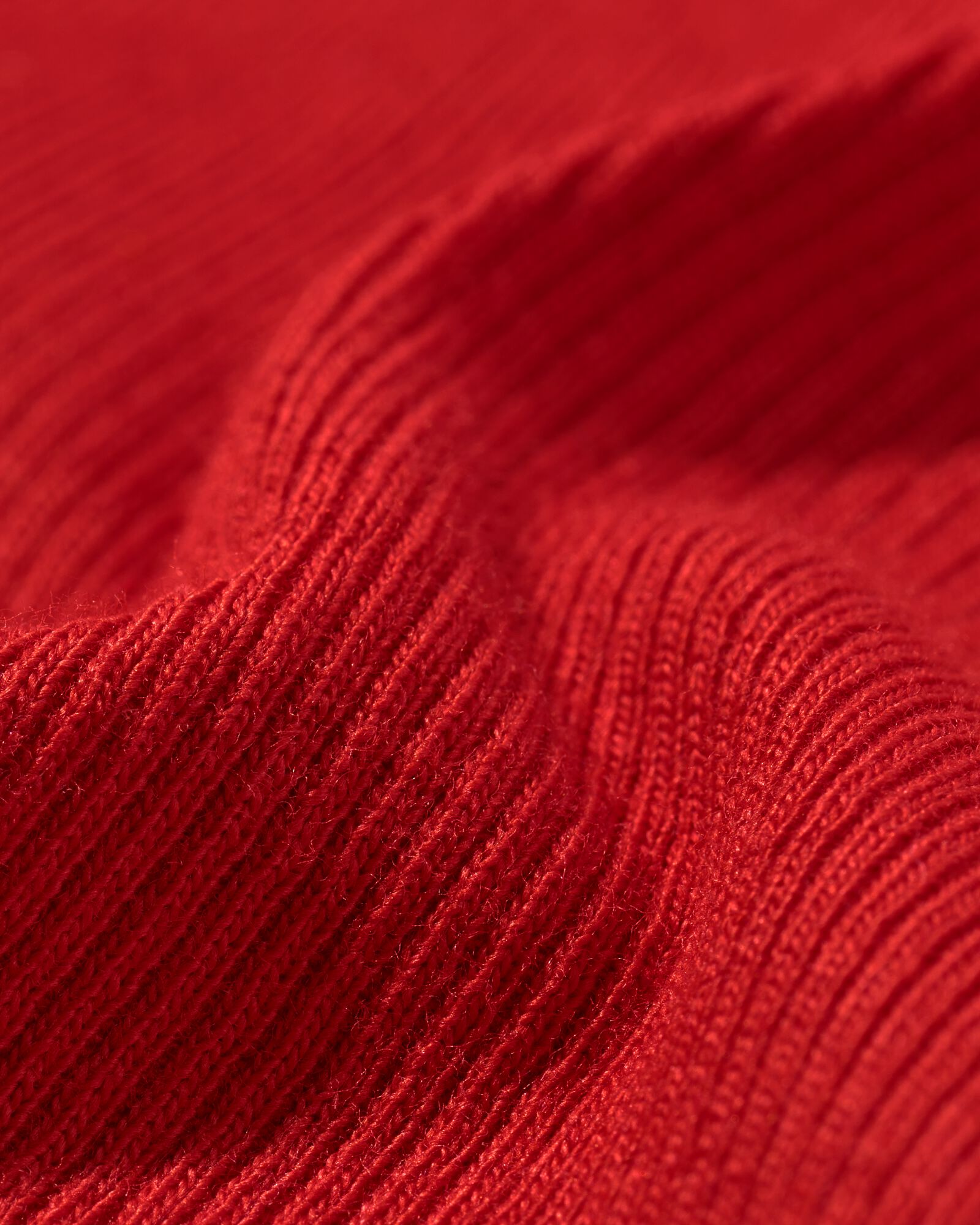 Damen-T-Shirt Clara, gerippt rot - 36360085RED - HEMA