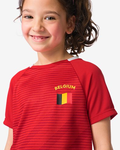 kinder T-shirt rood rood - 30602240RED - HEMA