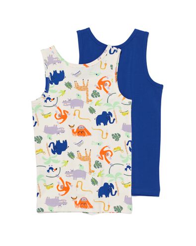 2er-Pack Kinder-Hemden, Baumwolle/Elasthan, Dschungel beige - 19241930BEIGE - HEMA