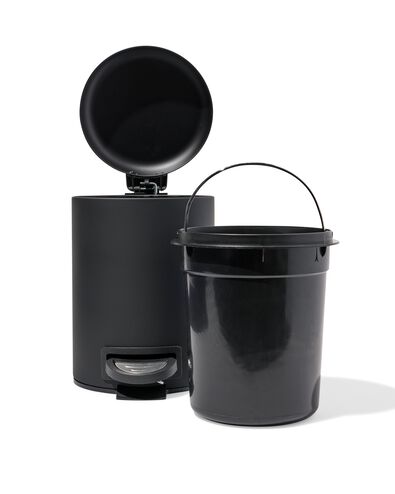 Treteimer 3l, Schwarz - 80330052 - HEMA
