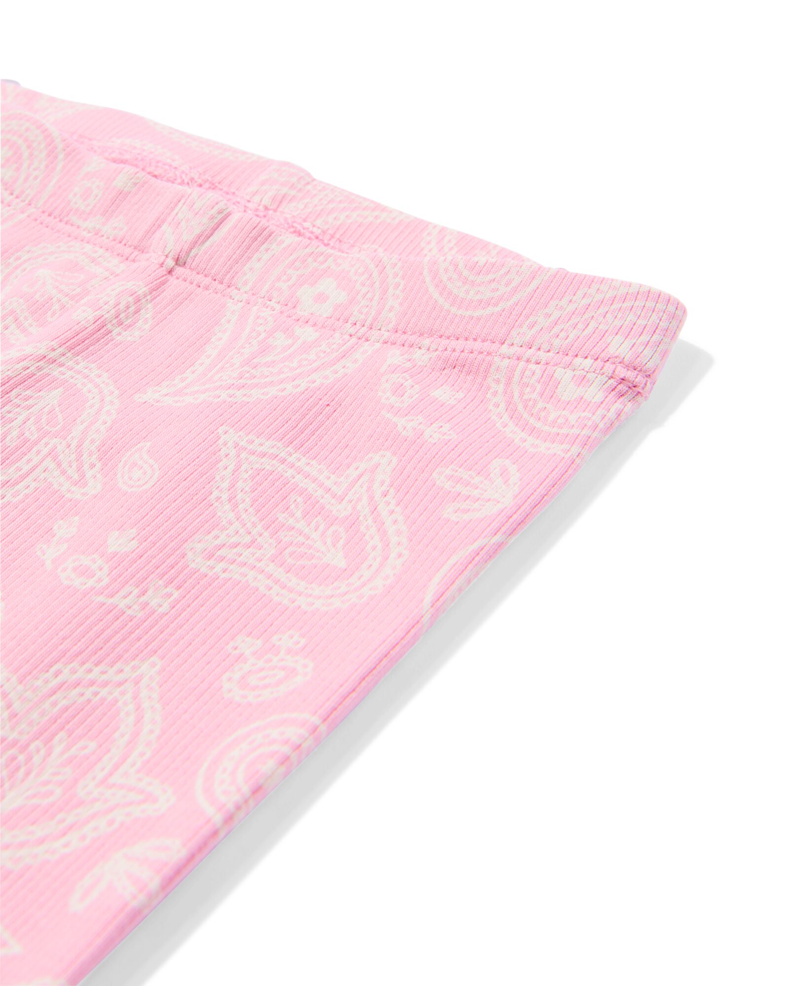 babykledingset comfy fit sweatstof paisley roze roze - 33058770PINK - HEMA