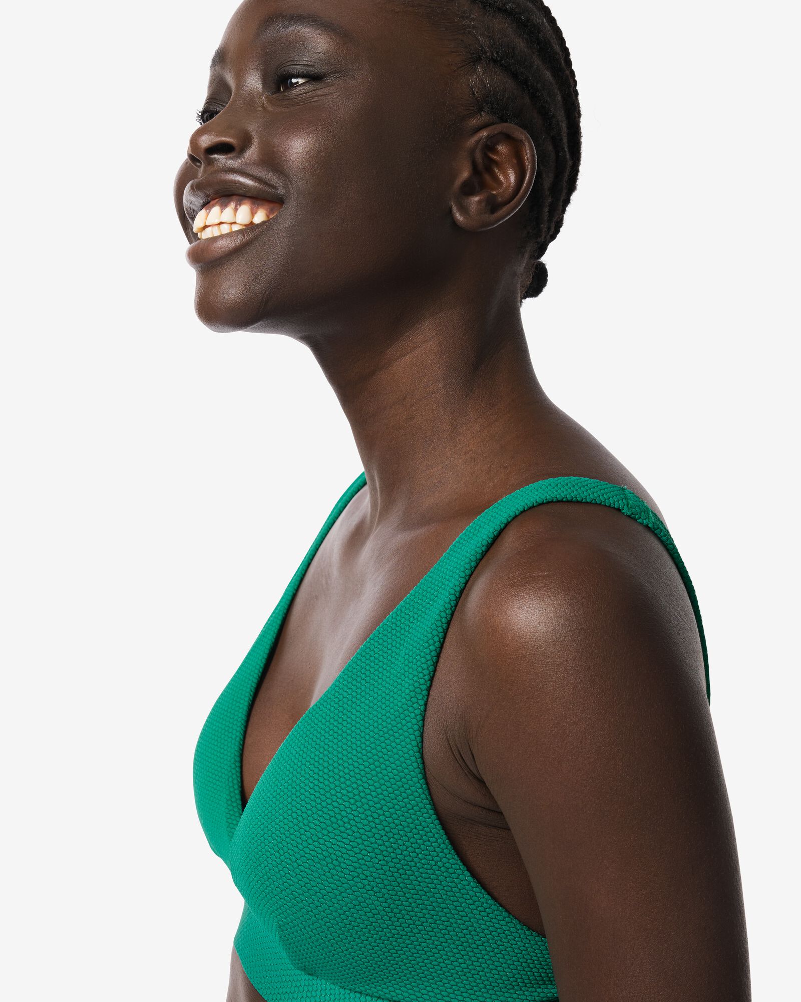 haut de bikini triangle femme vert - 22351590GREEN - HEMA