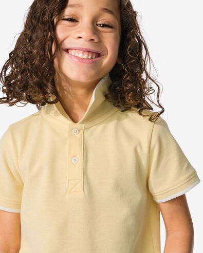 Kinder-Poloshirt, Piqué gelb 134/140 - 30786141 - HEMA