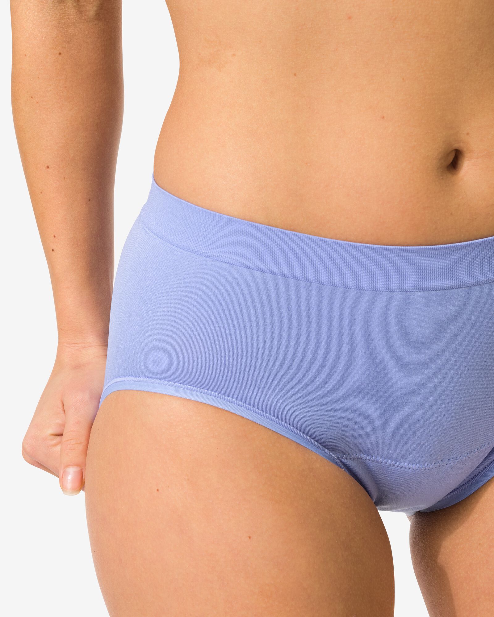 culotte hipster menstruelle sans coutures absorption l&eacute;g&egrave;re bleu - 19630735BLUE - HEMA