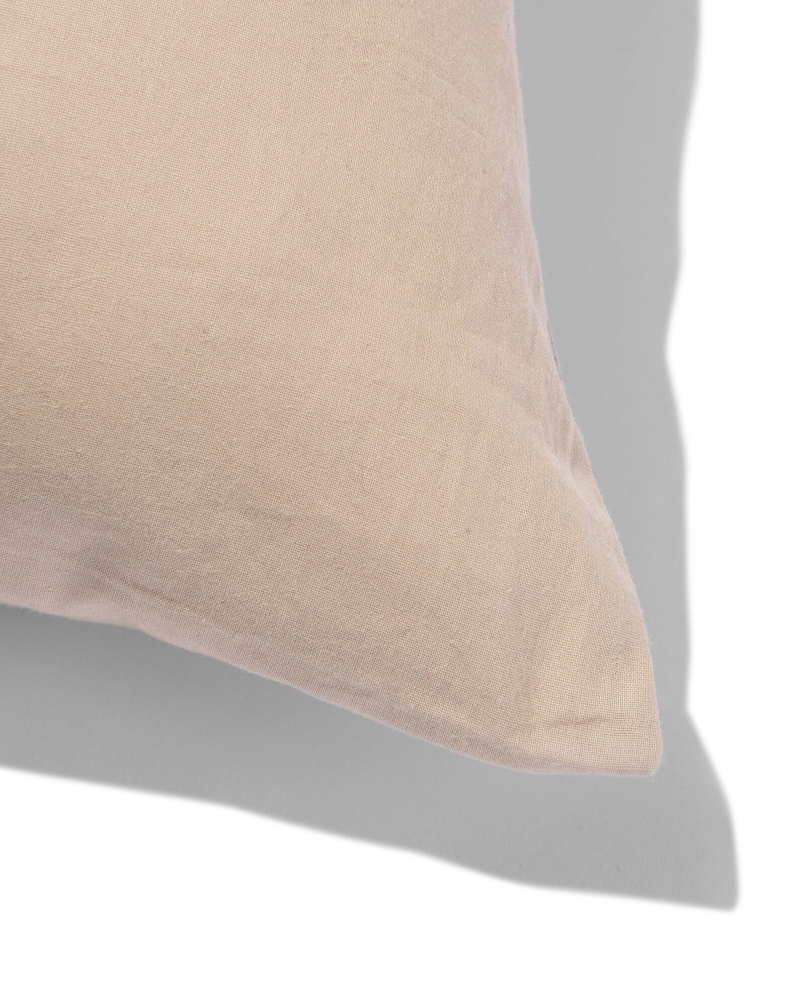 taie d'oreiller 50x160cm coton doux sable - 5180007 - HEMA