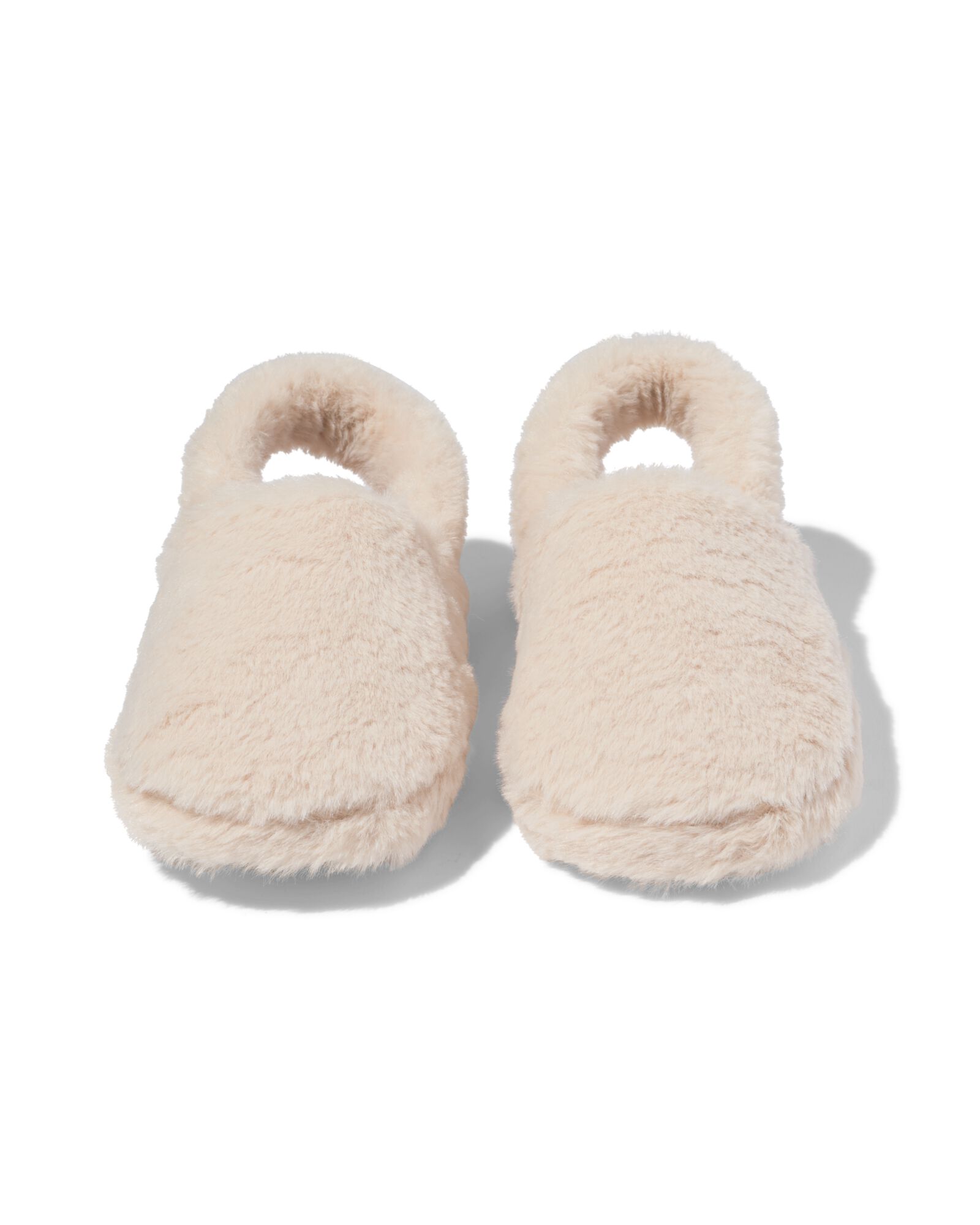 Kinder-Hausschuhe mit Kunstfell  beige beige - 18400180BEIGE - HEMA